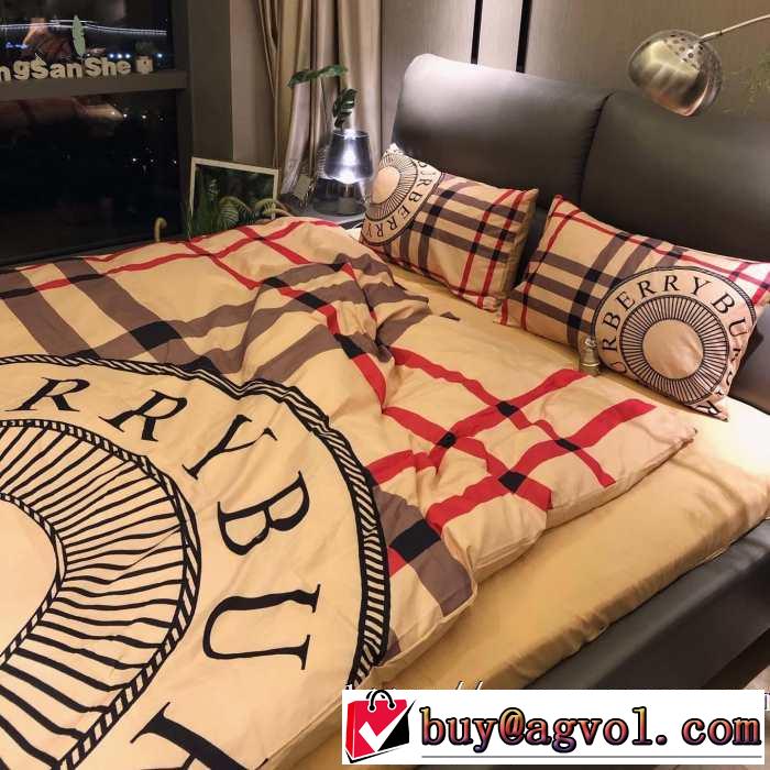BURBERRY 寝具4点セット バーバリー 今年注目すべき秋冬ファッション 2019トレンドファッション新品