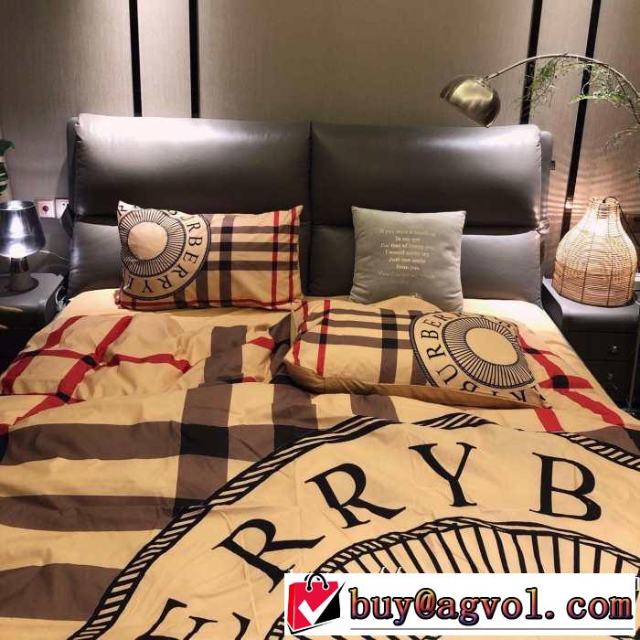 BURBERRY 寝具4点セット バーバリー 今年注目すべき秋冬ファッション 2019トレンドファッション新品