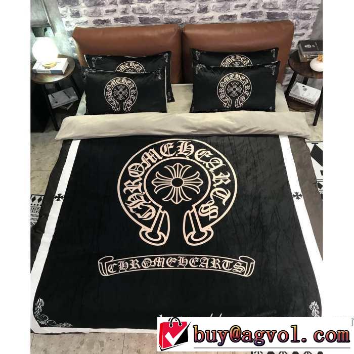 2019トレンドアイテム激安 寝具4点セット クロムハーツ2019秋断然ブランド推し CHROME HEARTS