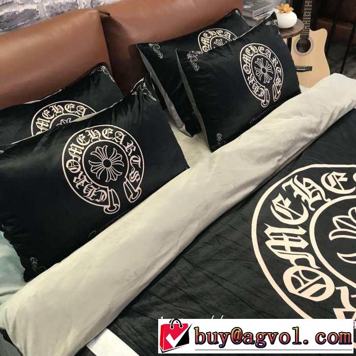 2019トレンドアイテム激安 寝具4点セット クロムハーツ2019秋断然ブランド推し CHROME HEARTS