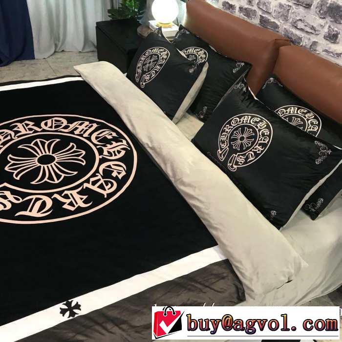 2019トレンドアイテム激安 寝具4点セット クロムハーツ2019秋断然ブランド推し CHROME HEARTS