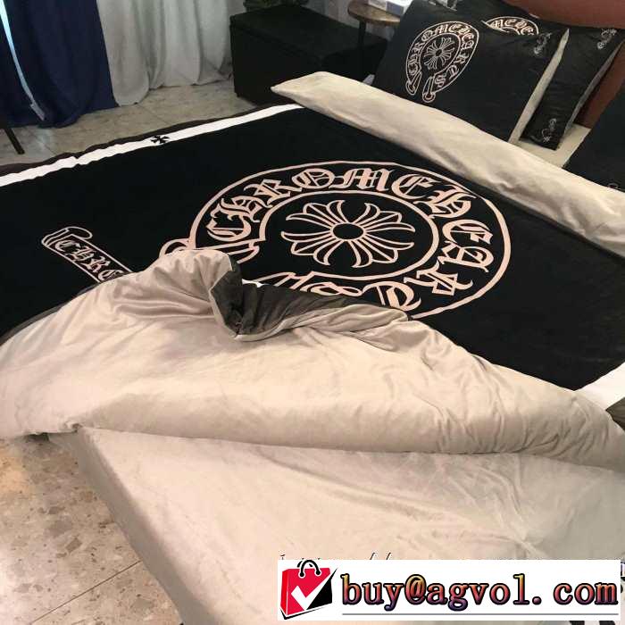 2019トレンドアイテム激安 寝具4点セット クロムハーツ2019秋断然ブランド推し CHROME HEARTS