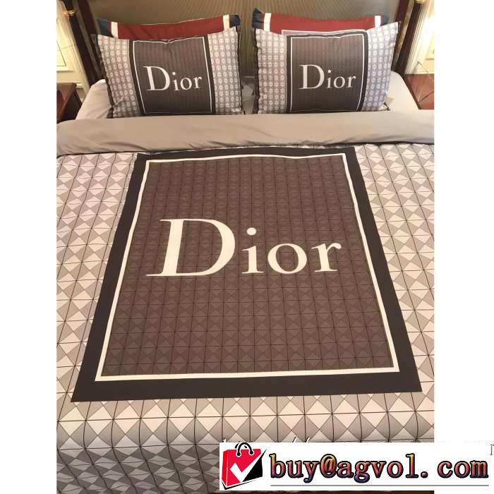 ディオール 2019秋冬人気色おすすめ DIOR 保温性が高く秋冬にはぴったり 寝具4点セット