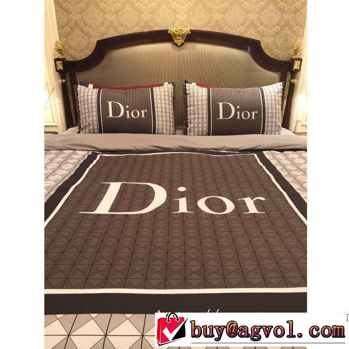 ディオール 2019秋冬人気色おすすめ DIOR 保温性が高く秋冬にはぴったり 寝具4点セット