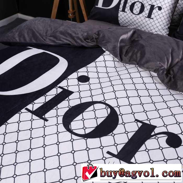 おしゃれ度アップ秋冬コレクション ディオール DIOR  寝具4点セット 2019トレンドファッション新品