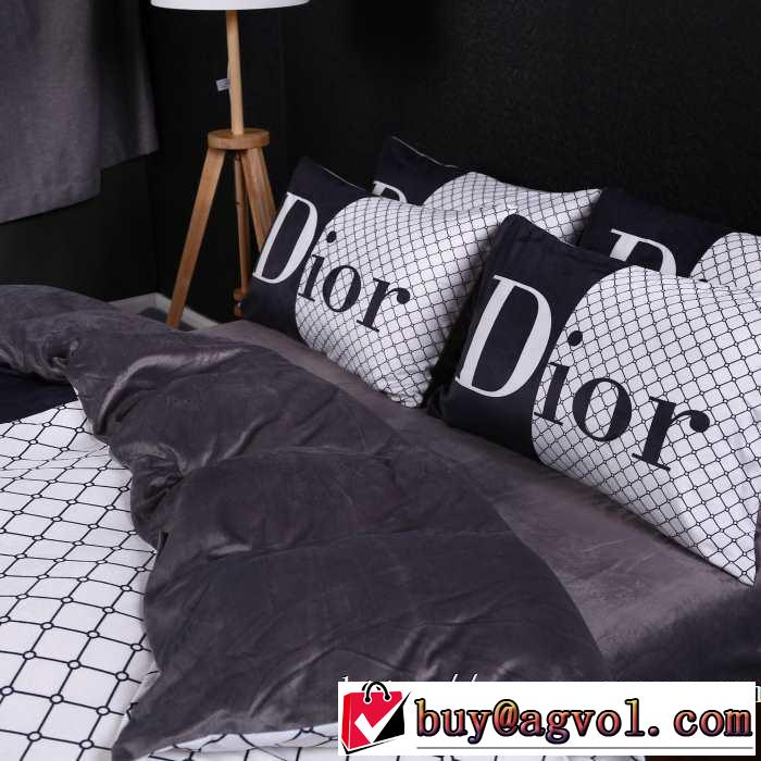 おしゃれ度アップ秋冬コレクション ディオール DIOR  寝具4点セット 2019トレンドファッション新品