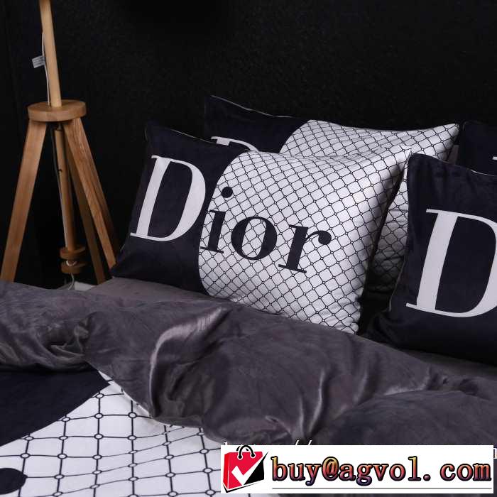 おしゃれ度アップ秋冬コレクション ディオール DIOR  寝具4点セット 2019トレンドファッション新品