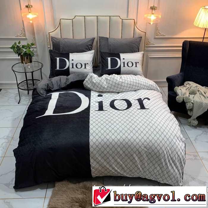今年の秋冬のトレンドも意識 2019秋冬最重要アイテム ディオール DIOR  寝具4点セット