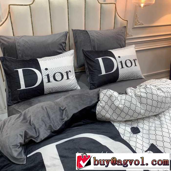 今年の秋冬のトレンドも意識 2019秋冬最重要アイテム ディオール DIOR  寝具4点セット
