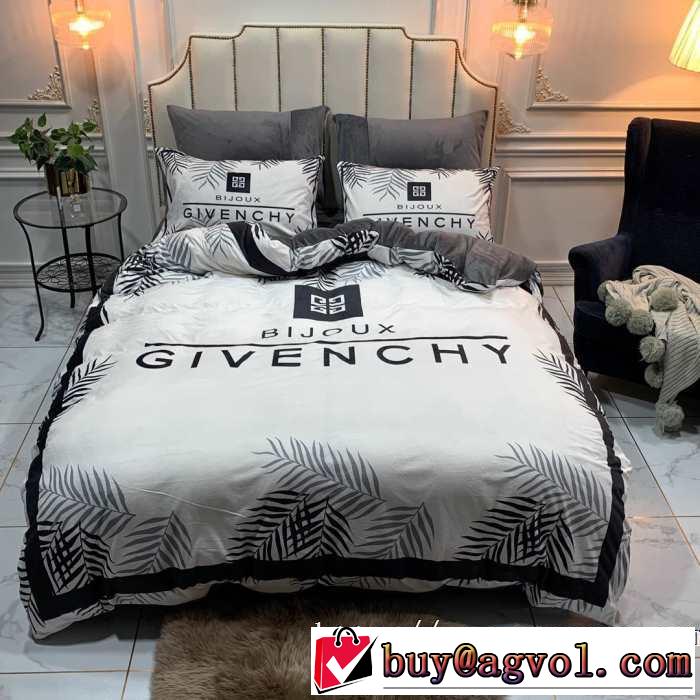 大胆なチェックの人気トレンド 寝具4点セット ジバンシー GIVENCHY 最速2019秋冬トレンドブランド