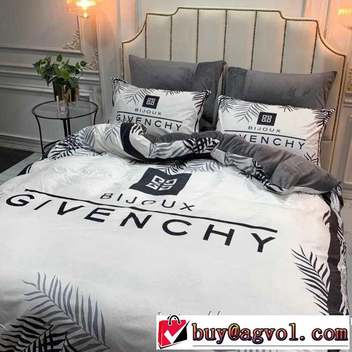 大胆なチェックの人気トレンド 寝具4点セット ジバンシー GIVENCHY 最速2019秋冬トレンドブランド