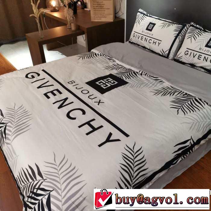 寝具4点セット GIVENCHY 今季トレンド抜け感新品 ジバンシー2019トレンド秋冬おすすめ安い