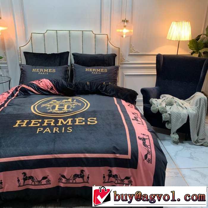 2019秋冬最重要アイテム エルメス おすすめする注目トレンドHERMES 寝具4点セット