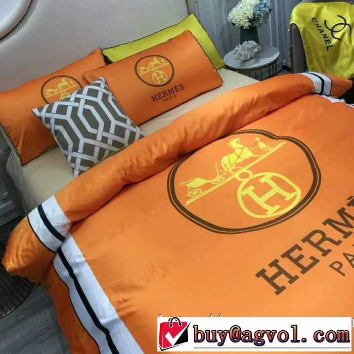 HERMES 寝具4点セット 先取り 2019/2020秋冬ファッション エルメス ファッション上級者向け