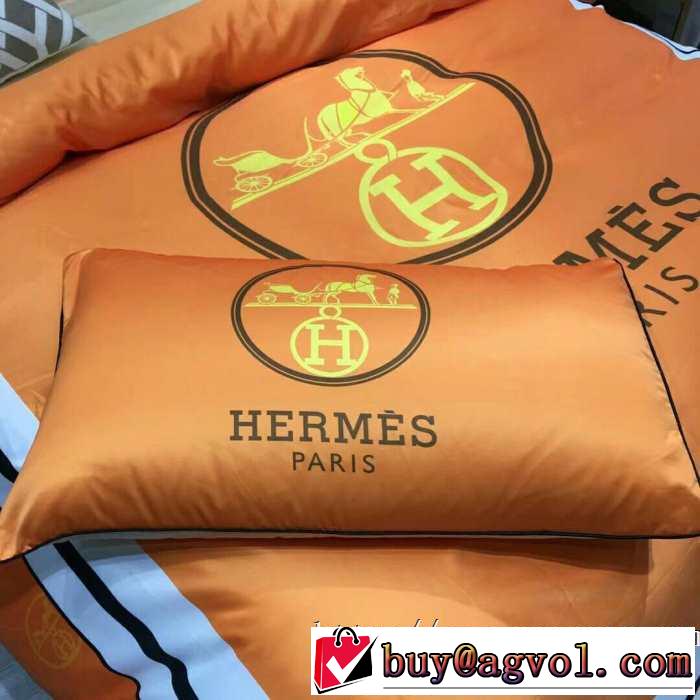 HERMES 寝具4点セット 先取り 2019/2020秋冬ファッション エルメス ファッション上級者向け
