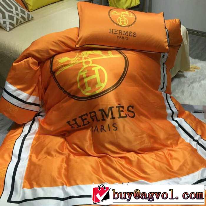 HERMES 寝具4点セット 先取り 2019/2020秋冬ファッション エルメス ファッション上級者向け