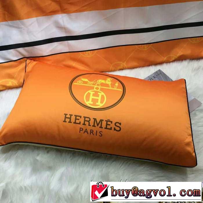 HERMES 寝具4点セット 先取り 2019/2020秋冬ファッション エルメス ファッション上級者向け