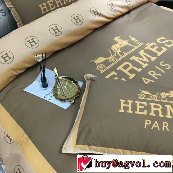 絶対おさえるべきカラーと最新 エルメス HERMES 寝具4点セット 先取り 2019/2020秋冬ファッション