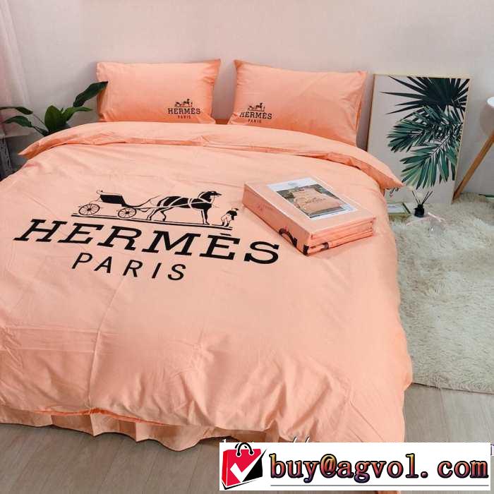 今年注目な新品セール 速報！ HERMES 寝具4点セット エルメス2019年秋ファッショントレンド