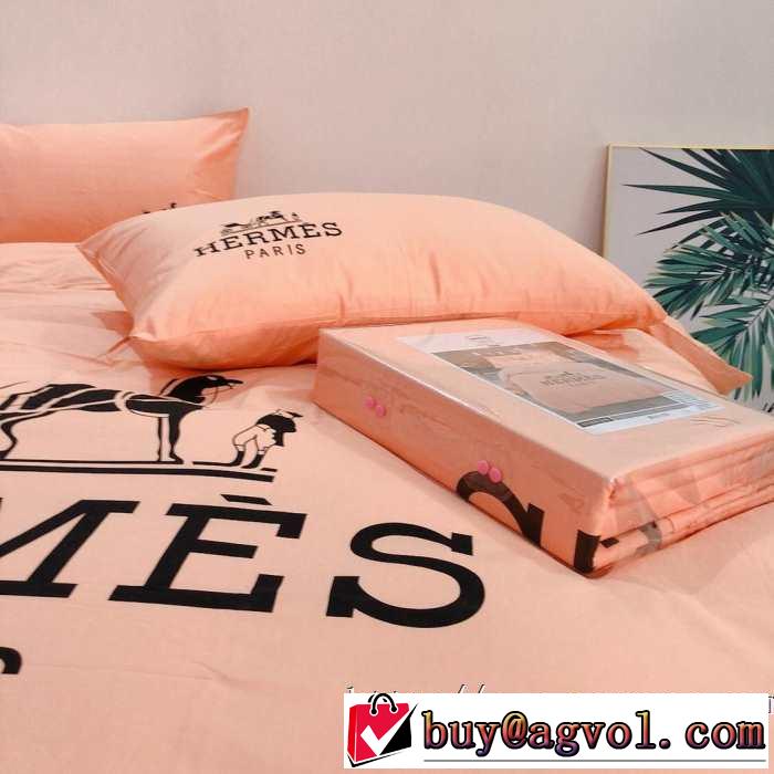 今年注目な新品セール 速報！ HERMES 寝具4点セット エルメス2019年秋ファッショントレンド