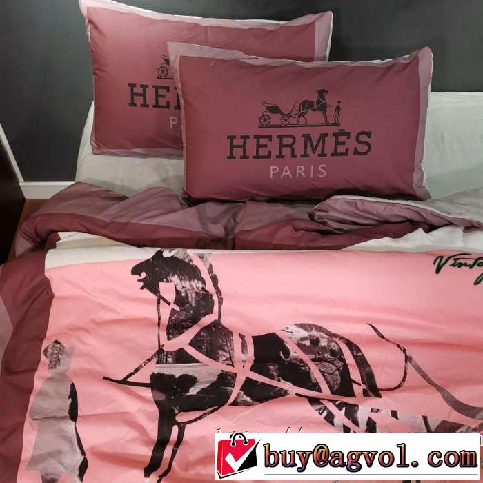 2019秋冬トレンドアイテム エルメス HERMES使いやすさのトレンド 寝具4点セット
