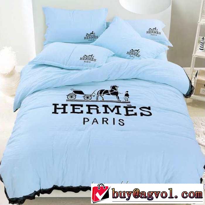 HERMES 寝具4点セットシンプルに着こなしたい エルメス 速報！2019年秋ファッショントレンド