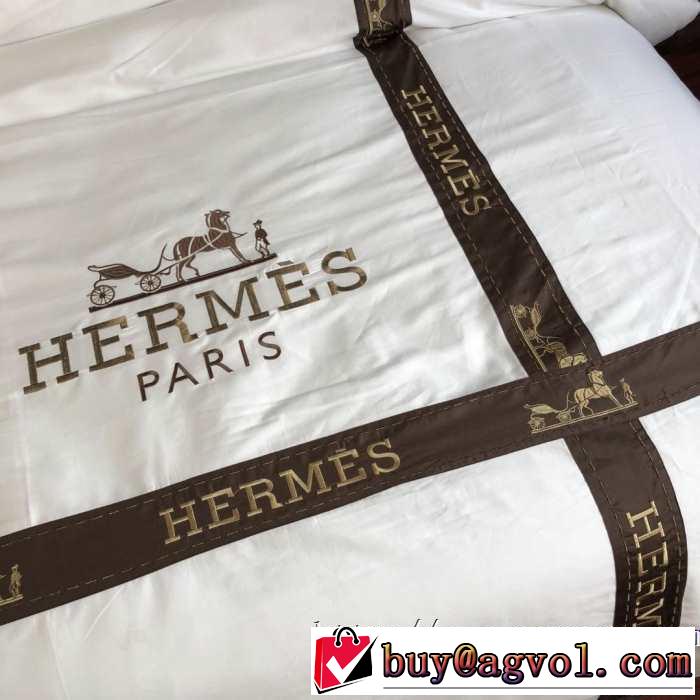 秋冬にお世話になる定番 寝具4点セット エルメス HERMES 最重要！2019秋冬トレンド