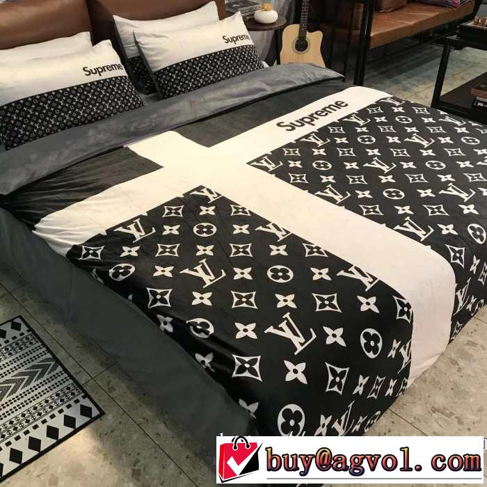 【2019秋冬】の注目トレンド ルイ ヴィトンさわやかに新品おすすめ  LOUIS VUITTON 寝具4点セット