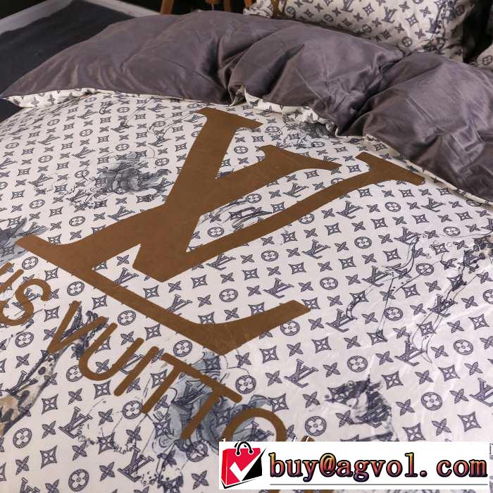 ルイ ヴィトン シンプルに着こなしたい LOUIS VUITTON 寝具4点セット 【2019秋冬】今きてる最先端ブランド