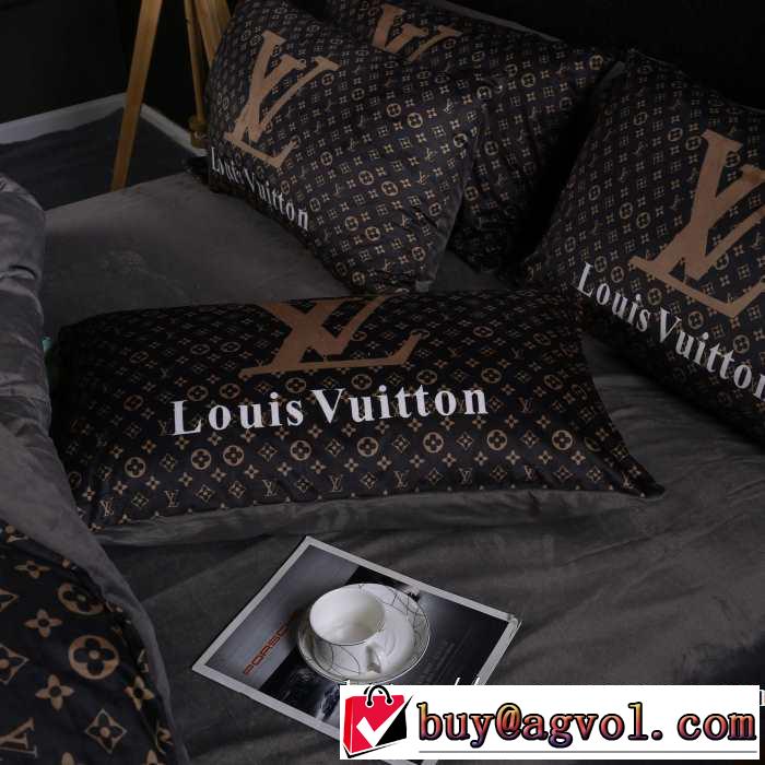 今季トレンド抜け感新品 ルイ ヴィトン2019トレンドカラー秋冬セール  LOUIS VUITTON 寝具4点セット