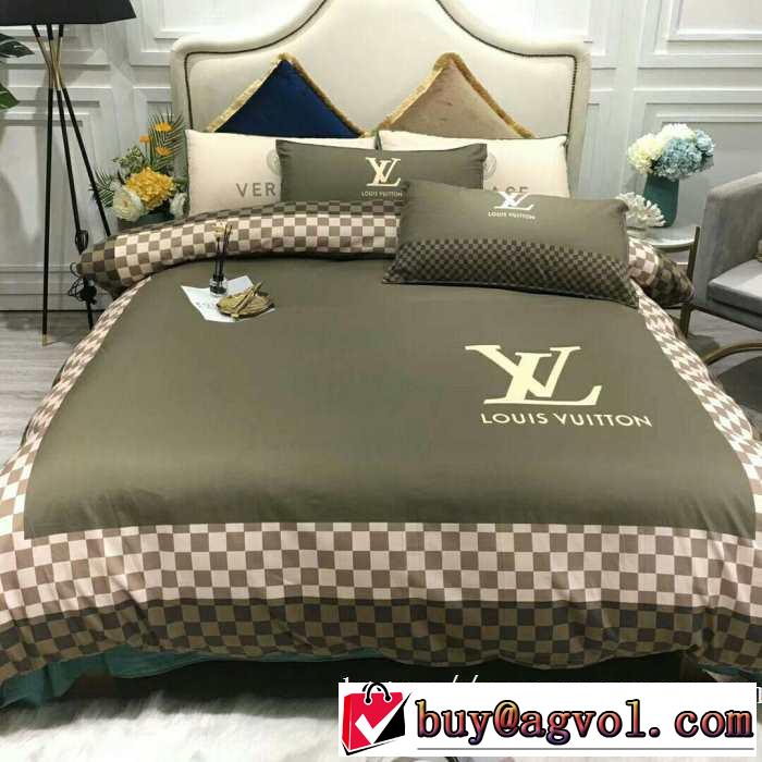 ヒットする秋冬コレクション ルイ ヴィトン LOUIS VUITTON 寝具4点セット 【2019秋冬】今きてる最先端ブランド
