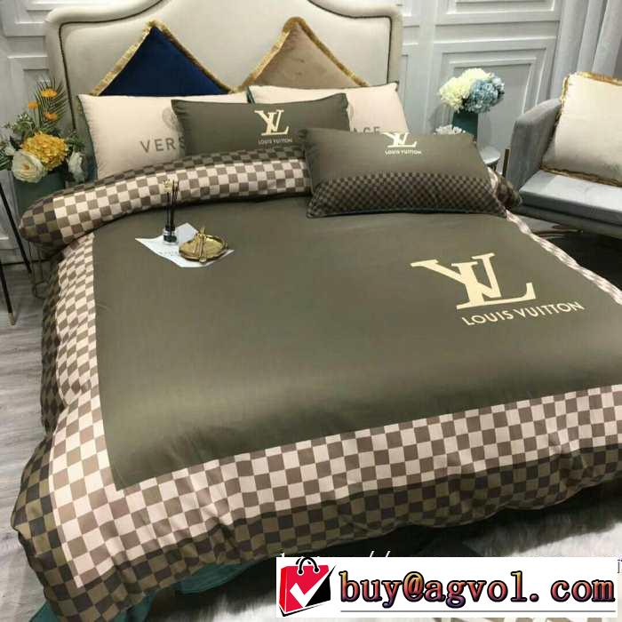 ヒットする秋冬コレクション ルイ ヴィトン LOUIS VUITTON 寝具4点セット 【2019秋冬】今きてる最先端ブランド