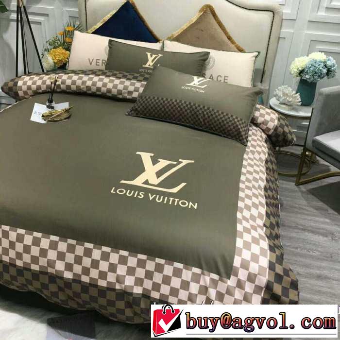 ヒットする秋冬コレクション ルイ ヴィトン LOUIS VUITTON 寝具4点セット 【2019秋冬】今きてる最先端ブランド