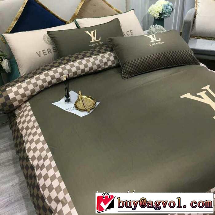 ヒットする秋冬コレクション ルイ ヴィトン LOUIS VUITTON 寝具4点セット 【2019秋冬】今きてる最先端ブランド