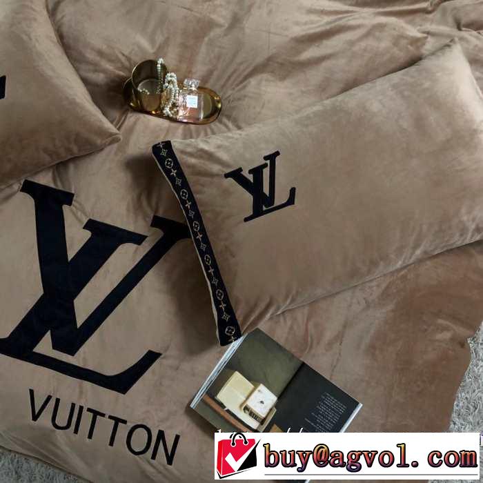 2019-2020秋冬のファッション ルイ ヴィトンファッショントレンドを早速チェック  LOUIS VUITTON 寝具4点セット