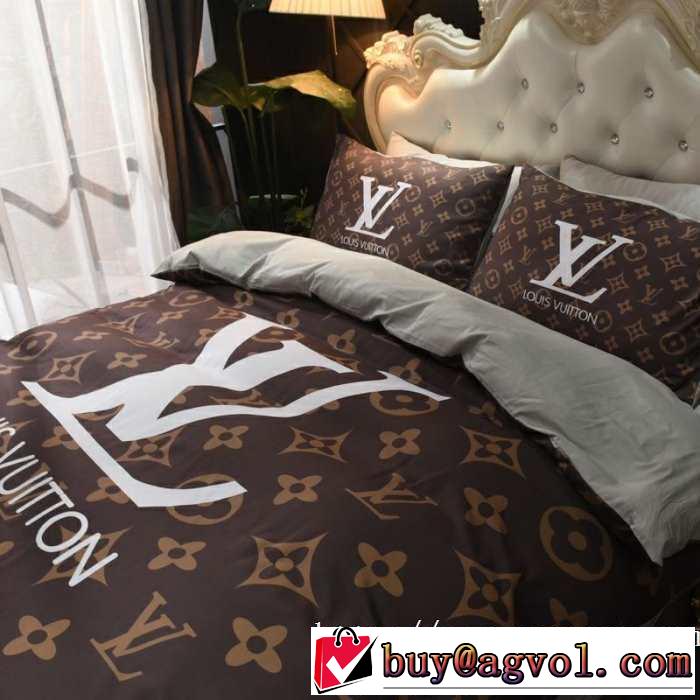 気になる2019年秋のファッションLOUIS VUITTON 寝具4点セット ルイ ヴィトン今シーズン注目のアイテム