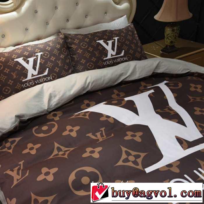気になる2019年秋のファッションLOUIS VUITTON 寝具4点セット ルイ ヴィトン今シーズン注目のアイテム