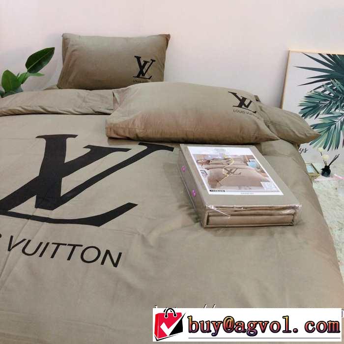 2019トレンド秋冬おすすめ安い 寝具4点セット ルイ ヴィトン 今年らしいおすすめ新品 LOUIS VUITTON