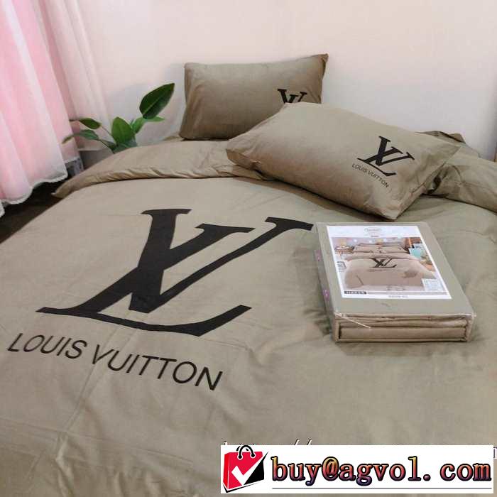 2019トレンド秋冬おすすめ安い 寝具4点セット ルイ ヴィトン 今年らしいおすすめ新品 LOUIS VUITTON