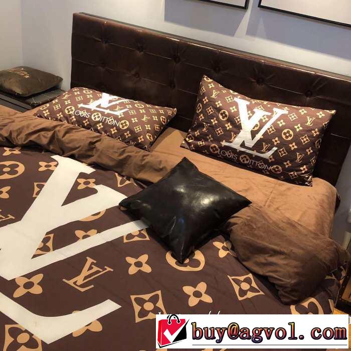 今季トレンド抜け感新品 ルイ ヴィトン LOUIS VUITTON 寝具4点セット 2019秋冬トレンド押さえておきたい