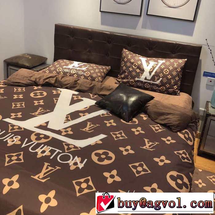今季トレンド抜け感新品 ルイ ヴィトン LOUIS VUITTON 寝具4点セット 2019秋冬トレンド押さえておきたい
