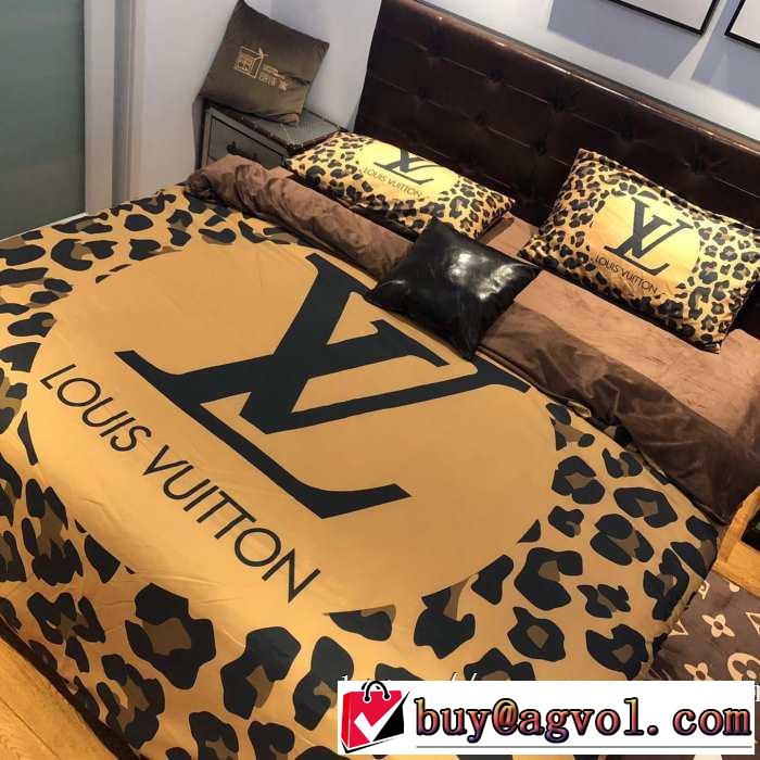 LOUIS VUITTON 寝具4点セット今年の流行りファション ルイ ヴィトン  2020秋冬流行ファション