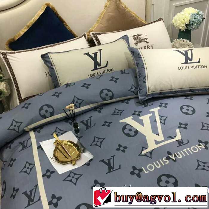 毎日はちょっとイイ秋冬新品寝具4点セット ルイ ヴィトン秋こそ楽しめるアイテム LOUIS VUITTON