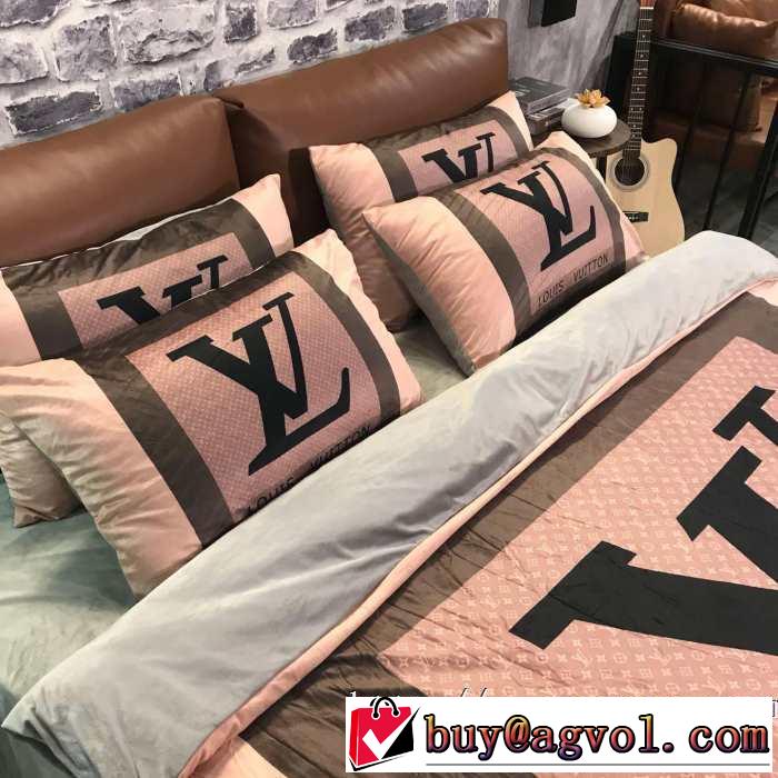 絶妙な大人っぽさと遊び心 ルイ ヴィトン 2019秋冬トレンドアイテム LOUIS VUITTON 寝具4点セット