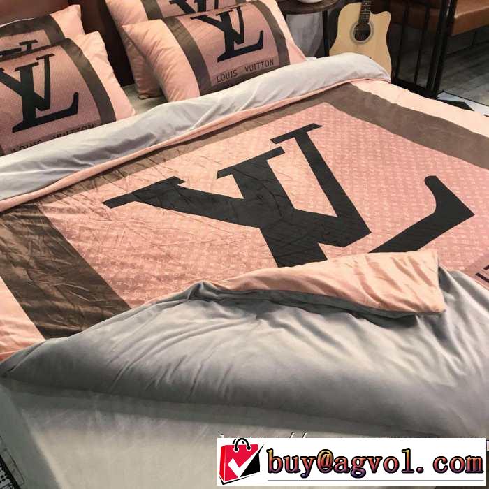 絶妙な大人っぽさと遊び心 ルイ ヴィトン 2019秋冬トレンドアイテム LOUIS VUITTON 寝具4点セット
