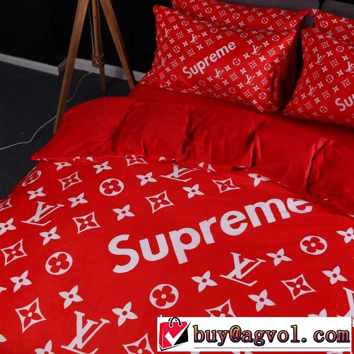 先取り 2019/2020秋冬ファッション シュプリーム SUPREME  寝具4点セット  秋にはやる最新作を先取り