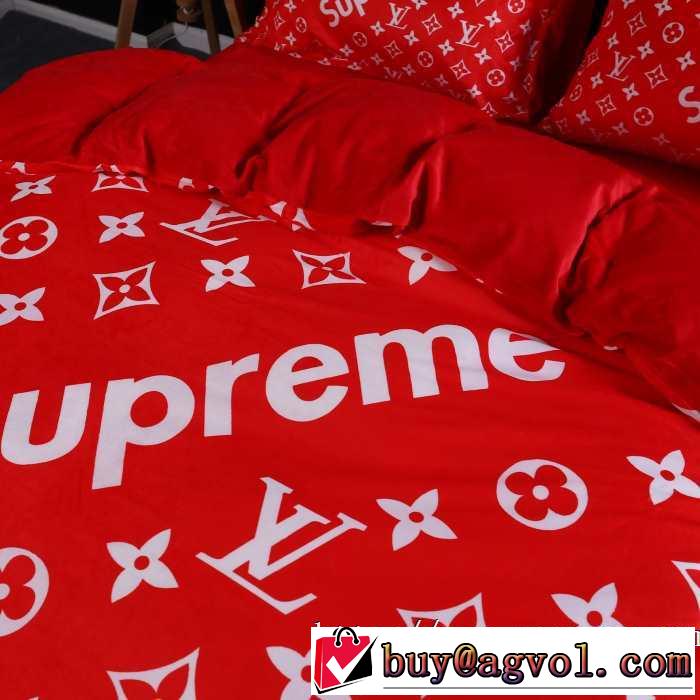 先取り 2019/2020秋冬ファッション シュプリーム SUPREME  寝具4点セット  秋にはやる最新作を先取り