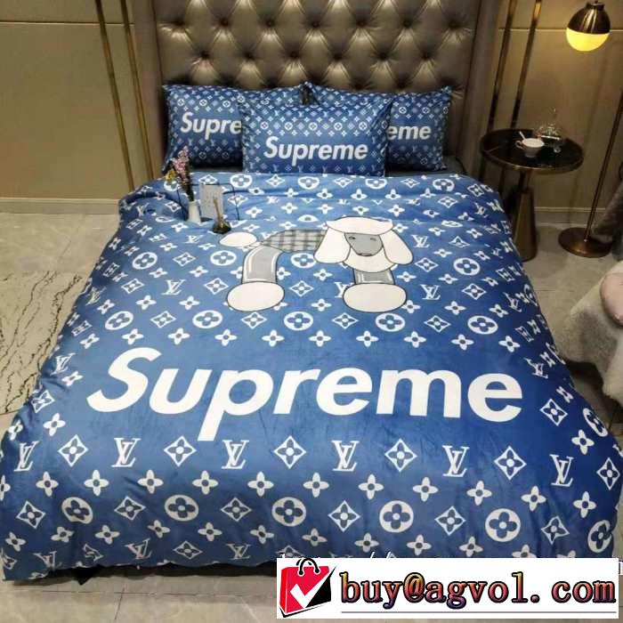 シュプリーム 寝具4点セット最速2019秋冬トレンドブランド  SUPREME 絶対おさえるべきカラーと最新