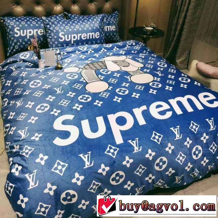 シュプリーム 寝具4点セット最速2019秋冬トレンドブランド  SUPREME 絶対おさえるべきカラーと最新