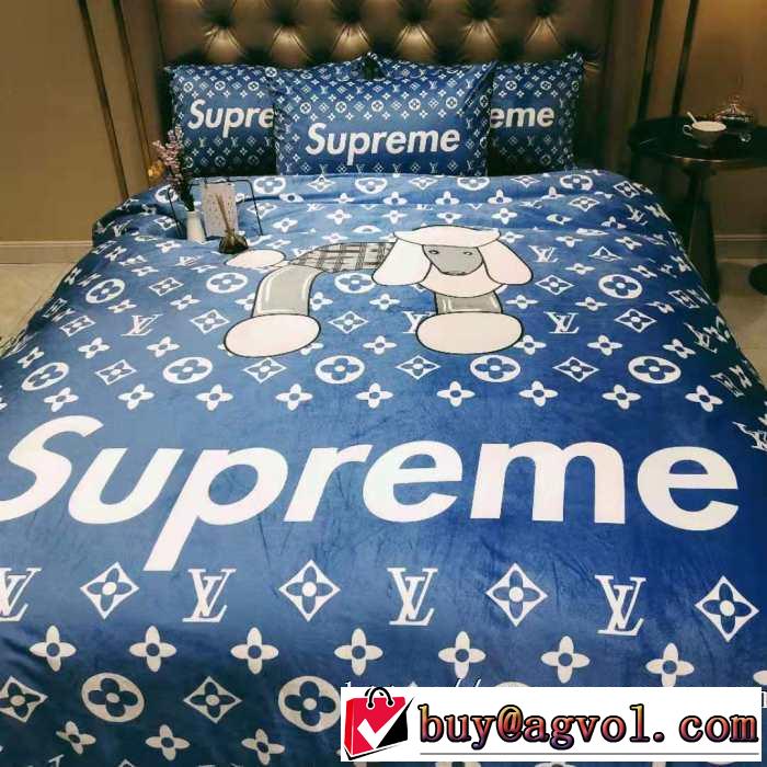 シュプリーム 寝具4点セット最速2019秋冬トレンドブランド  SUPREME 絶対おさえるべきカラーと最新